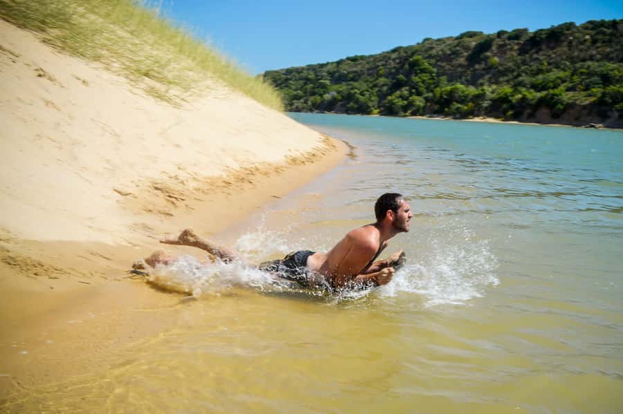 Port Elizabeth: Sandboarding with Short Boat Trip - Sandboarding at Alexandria Dune field, plus the Sundays River boat cruise