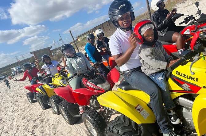 Quad Bike (ATV) with PHOTOSHOOT - Helmets, hair nets, and the team that protects your stuff