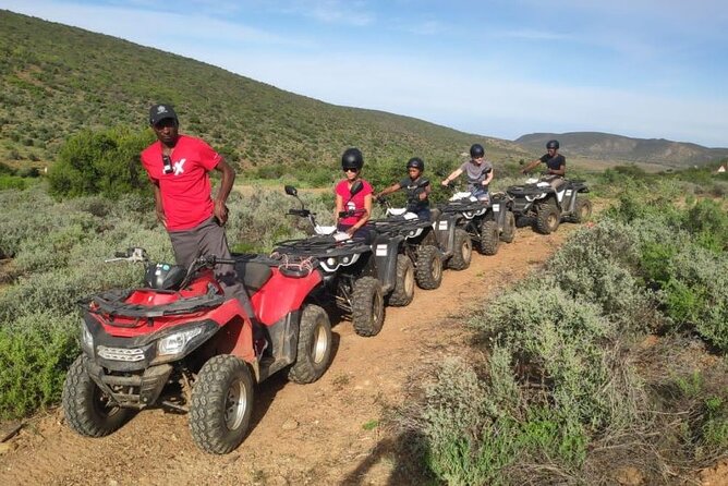 Quad Bike Fun Ride in Oudtshoorn Western Cape - How the Guiding Works, From Emmanuel to Sakki