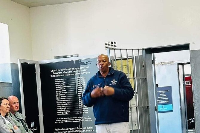 Robben Island Adventure with Pre-Booked Tickets Full Tour - Guide Quality: Why Names Like Brian Dosemba Matter