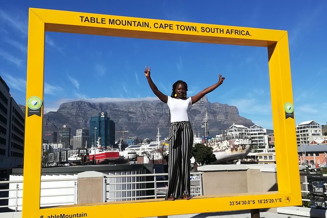 Robben Island, Bokaap, Mandela Glasses. tickets conf 8am next day - Mouille Point Mandela Glasses: a short stop with a strong visual link