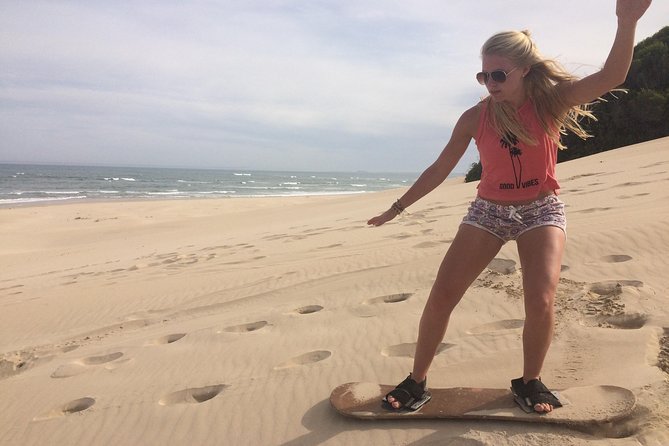Sandboarding in Jeffreys Bay, South Africa - Where you start: Dolphin Drive in Jeffreys Bay