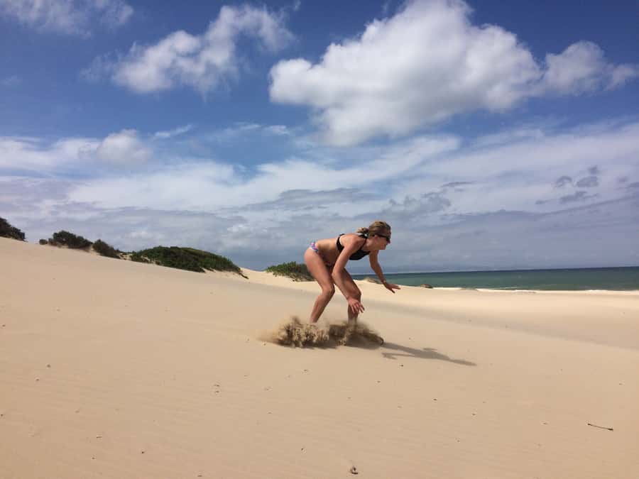 Sandboarding Jeffreys Bay - Standing Board vs Sitting Board, Which One Fits You