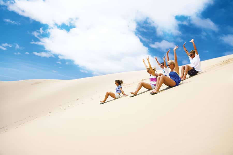 Sandboarding with jeep - drive uphill - Who should book (and who should skip)