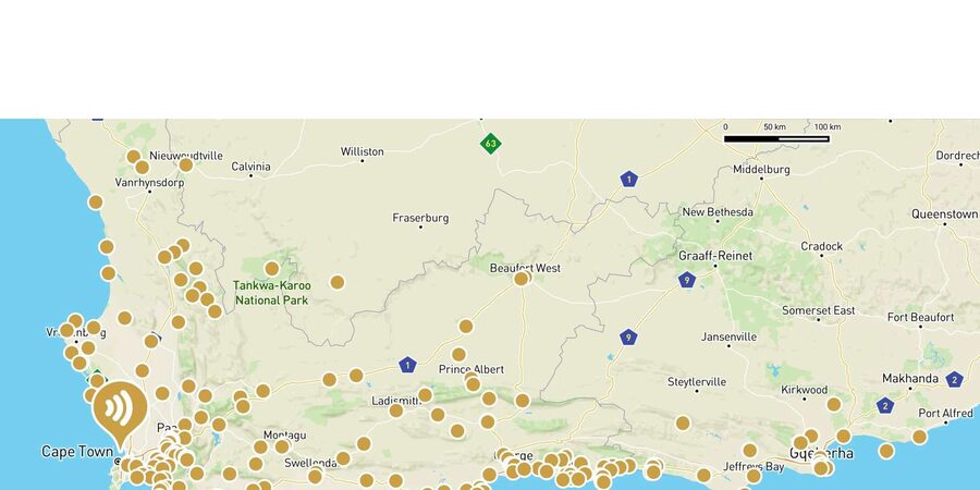 South Africa: Audioguide App for Garden Route & Western Cape - Driving safely while you listen