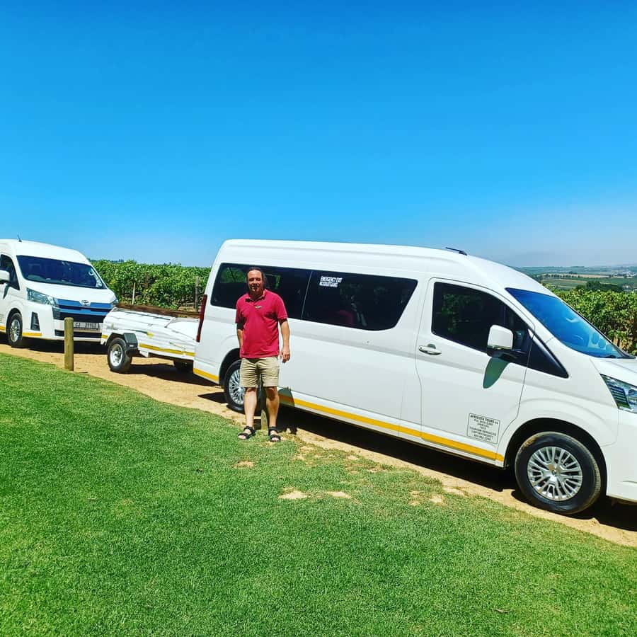 Stellenbosch wine tour, all inclusive of lunch and tastings. - The group vibe and your guide: why names like Marius, Niel, and Jakes matter