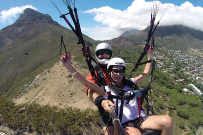 Tandem Paragliding Cape Town Experience TABLE MOUNTAIN PARAGLIDE