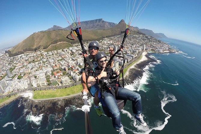 Tandem Paragliding in Cape Town - Getting there from the Waterfront and what to bring