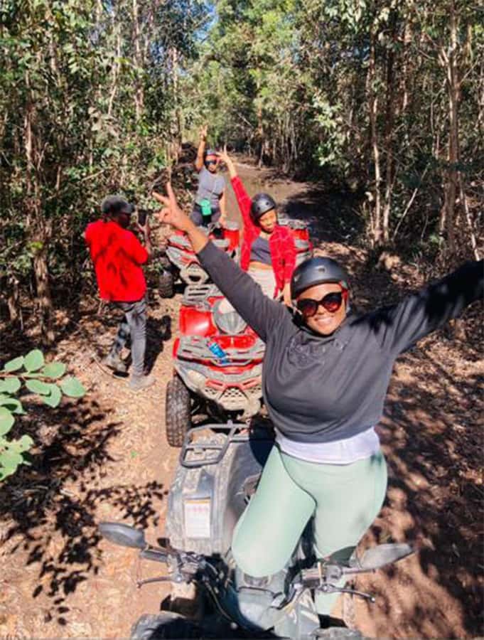 THE CRAGS PLETTENBERG BAY: QUAD BIKE FUN RIDE - The Technical Bush Route: Trees, Twists, Mud, and Uphill
