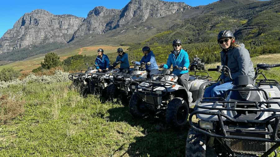 Vrede en Lust Wine Estate: 1H Quad Bike Trail - Timing and roadworks: how to avoid losing part of your ride